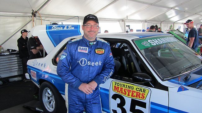 Jason Gomersall with his Torana SLR 5000 at Bathurst. Picture: Stuart Kennedy Source: TheAustralian